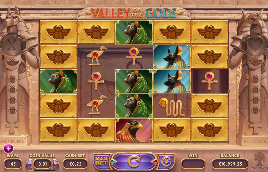 Скачивайте автоматы «Valley of The Gods» на Андроид в казино Вулкан 24