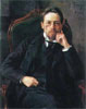 Антон Павлович Чехов (портрет работы И.Э. Браза, хранится в Третьяковской галерее в Москве)